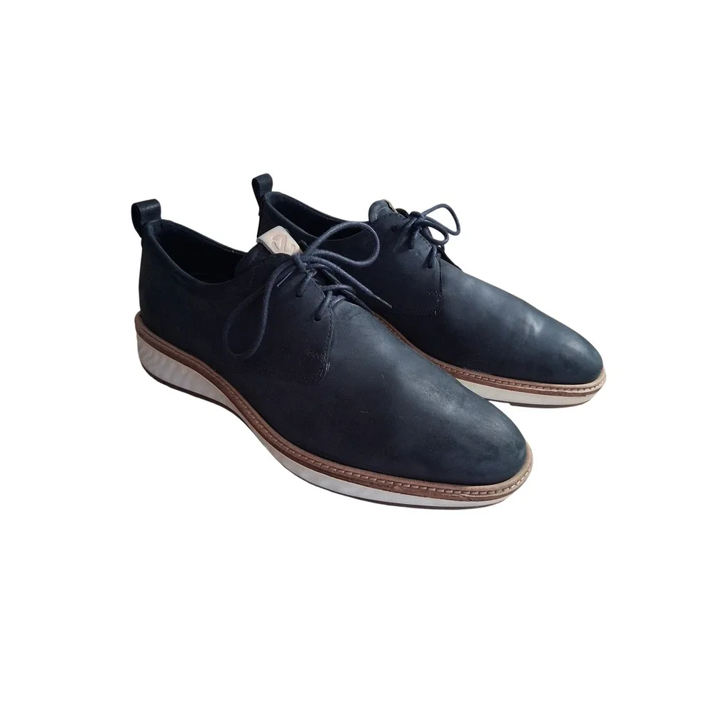 Ecco Mens size 10 St.1 Hybrid Derby Casual Career Office Church Prep Dress Shoes